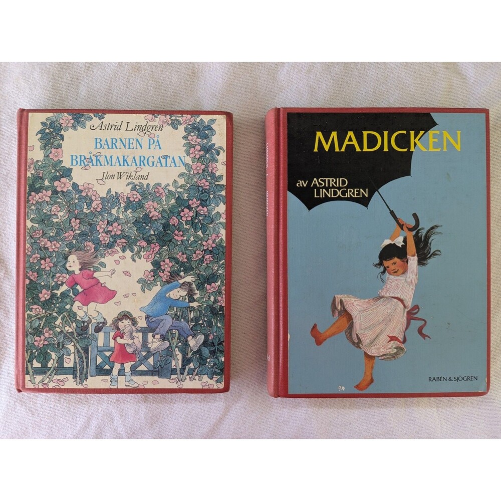 LOT 2 - Madicken & Barnen Pa Brakmakargatan by Astrid Lindgren (1992, Sweden)